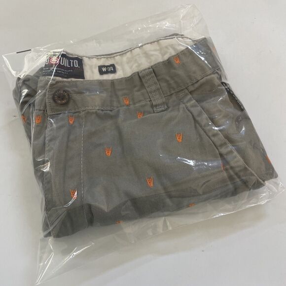 Vintage Ecko Unltd Shorts Mens 34 Chino Flat Front Embroidered Skater Streetwear - Picture 12 of 12